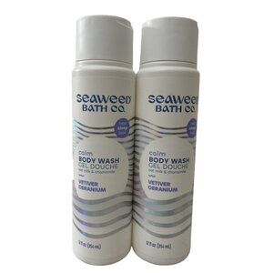 Seaweed Bath CO Calm Body Wash Gel Douche Oat Milk & Chamomile Vetiver Geranium